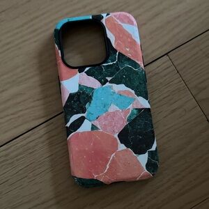 Casley iPhone 15 Pro Case Marble Pattern Phone Case - Multicolor
